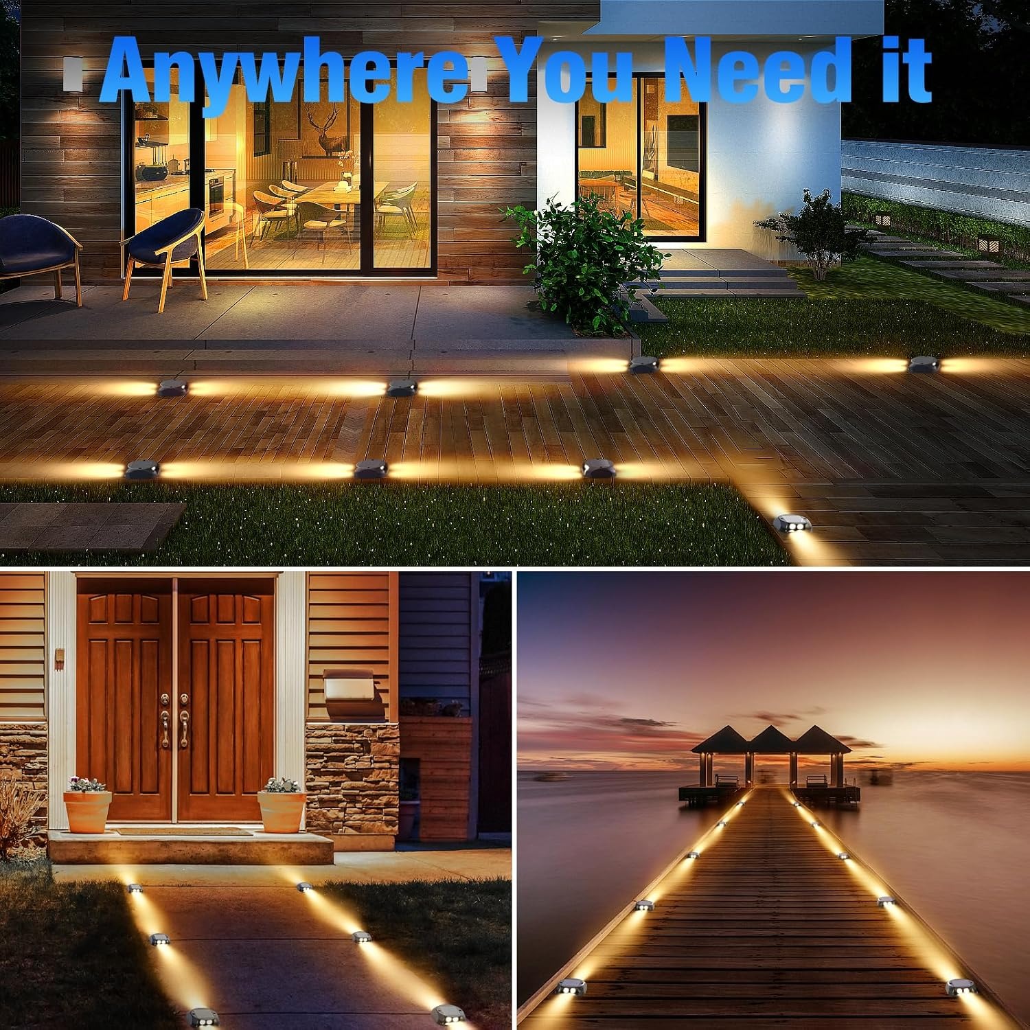 Quntis Two-Way Solar Driveway Lights (4 Pack): image 9